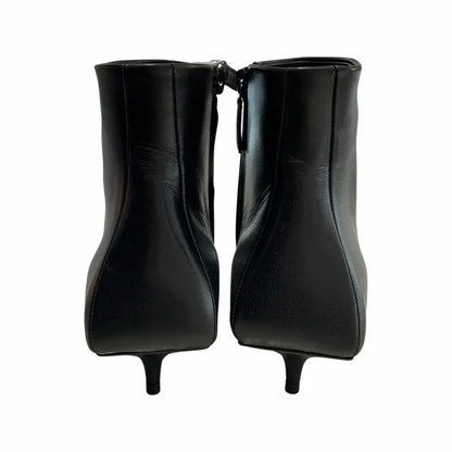 Calf Skin Fringe Knife Booties Footwear [100140]