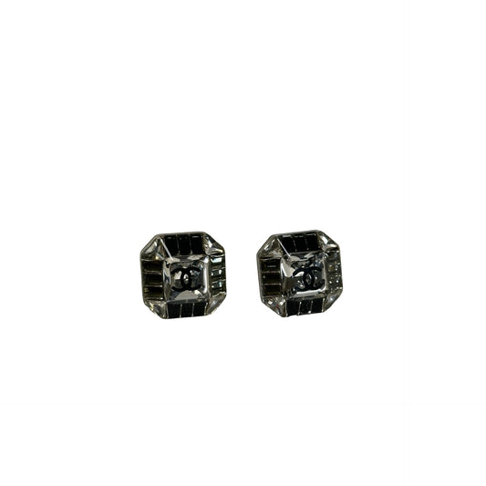 Used CHANEL Earrings Black