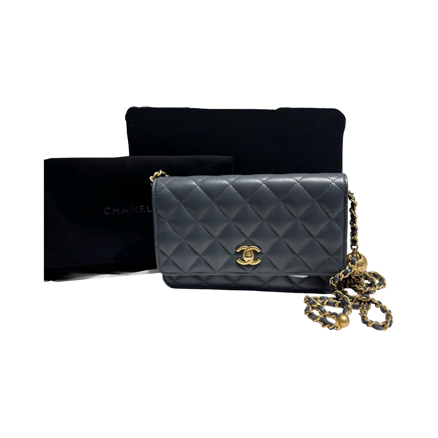 CHANEL GREY WOC [20000310]