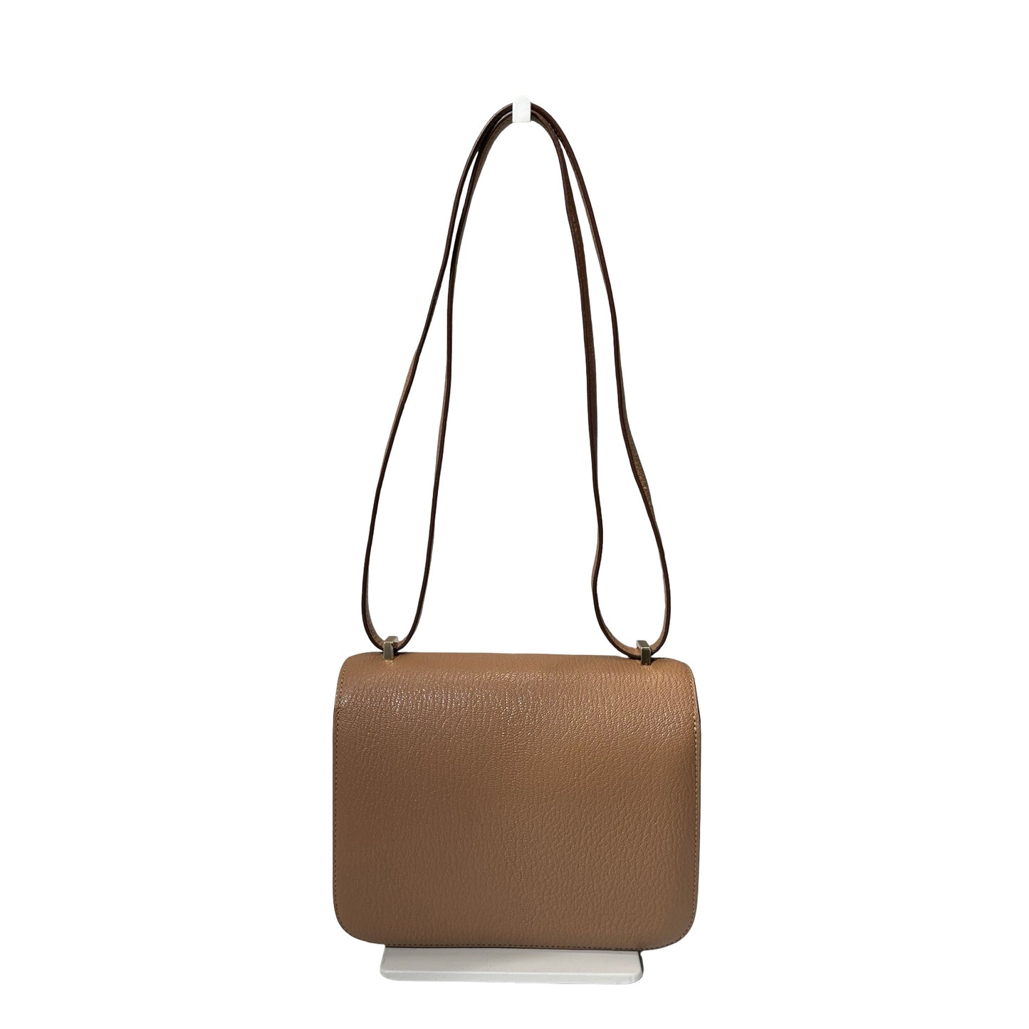 Used HERMÈS Chevre Goatskin Mini Constance Shoulder Bag GHW 2J