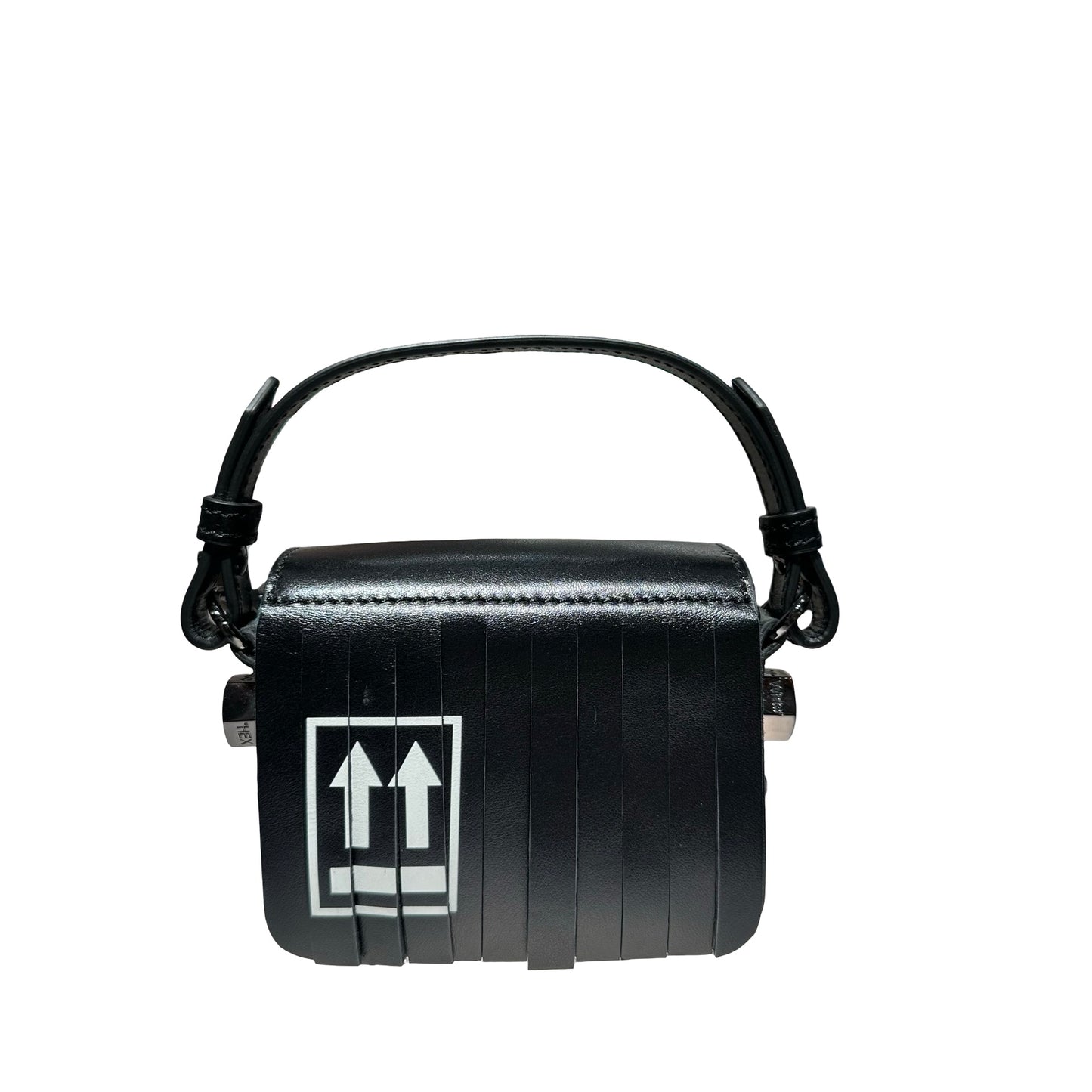 OFF WHITE MINI FRINGED FLAP BAG [20000452]