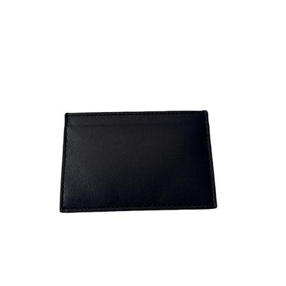 Used PAUL SMITH Calfskin Leather Cardholder Card holder Navy Blue