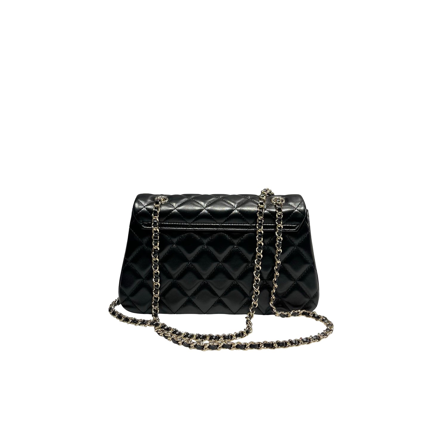 Used CHANEL Cross Body Bag Black GHW