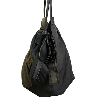 Used PRADA Nylon Tote Tote Bag Black