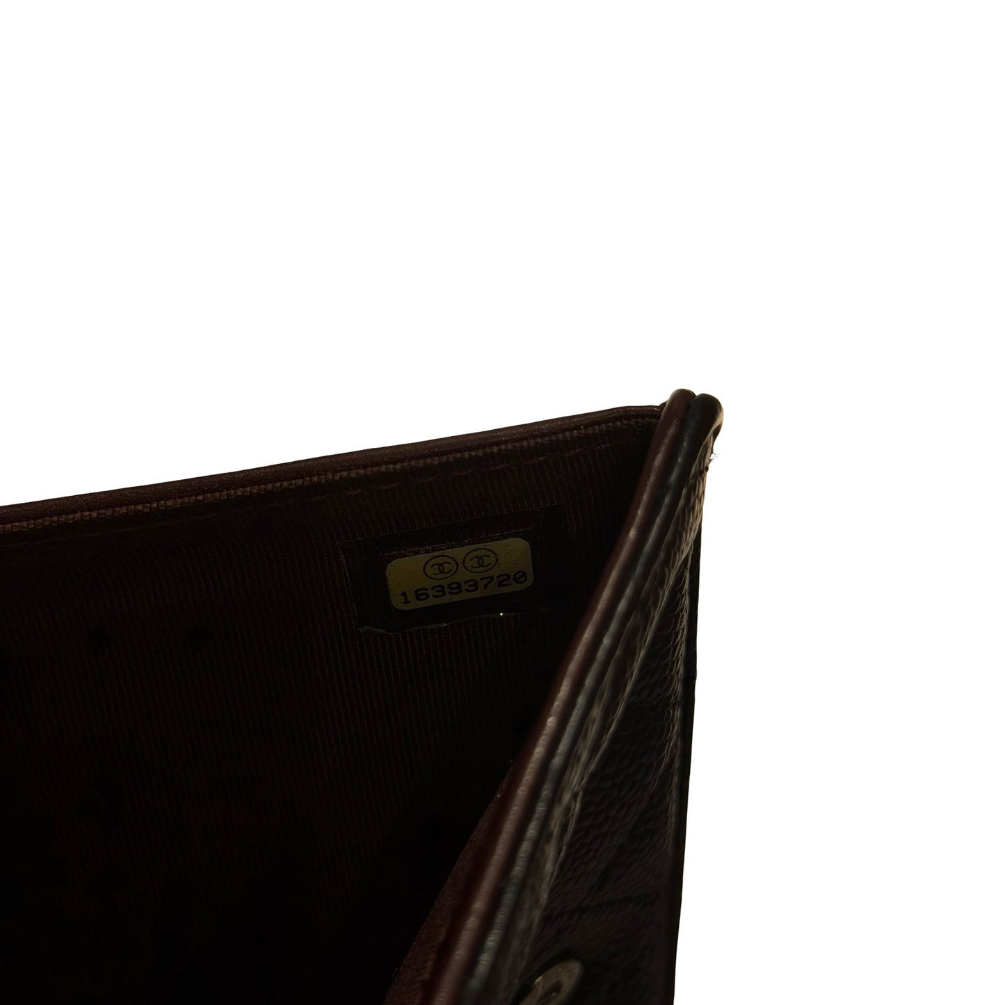 Used CHANEL Calfskin Leather Wallet Black PHW