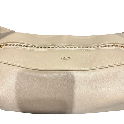 Used CÉLINE Romy Shoulder Bag Grey GHW
