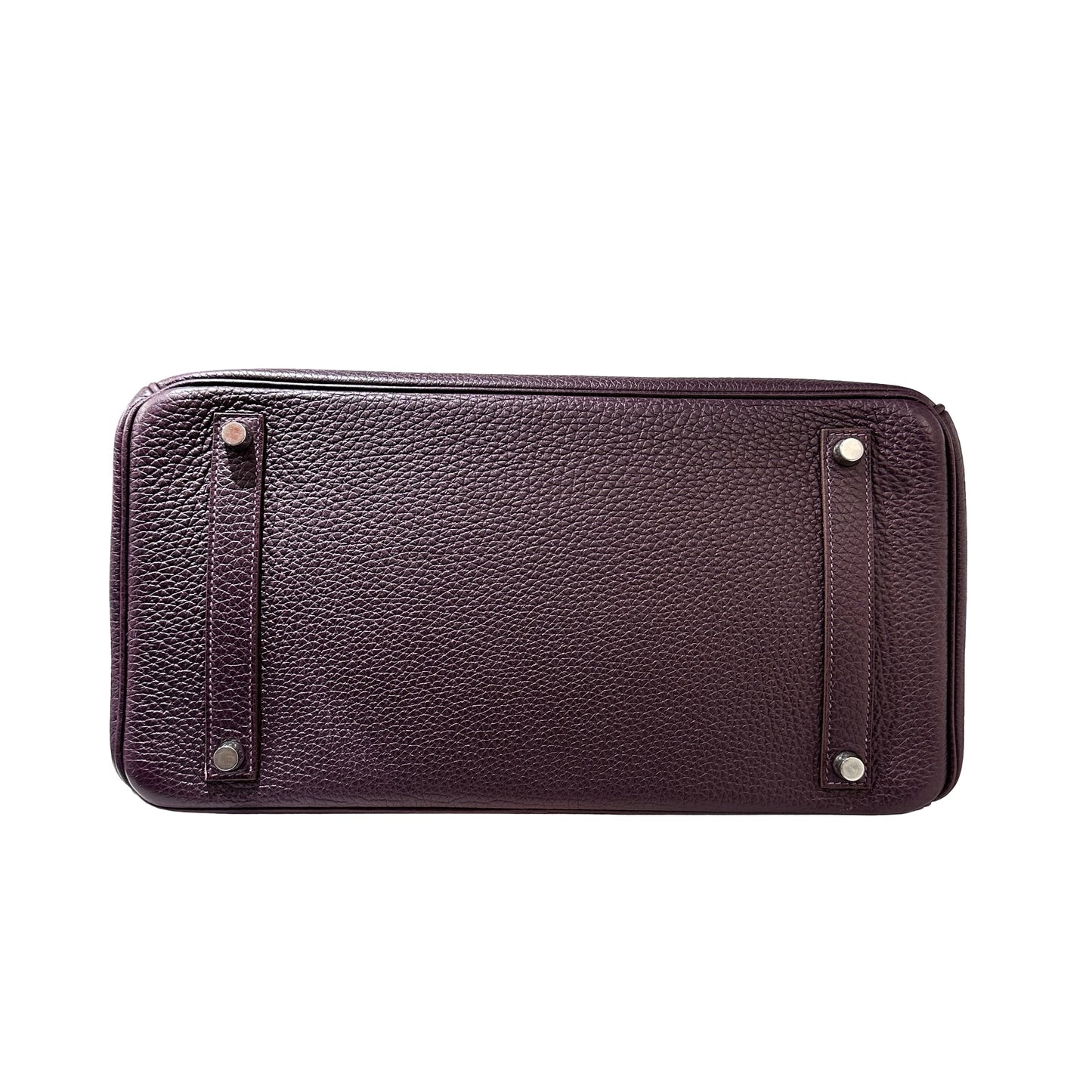 Used Hermès Birkin Handbag Purple PHW