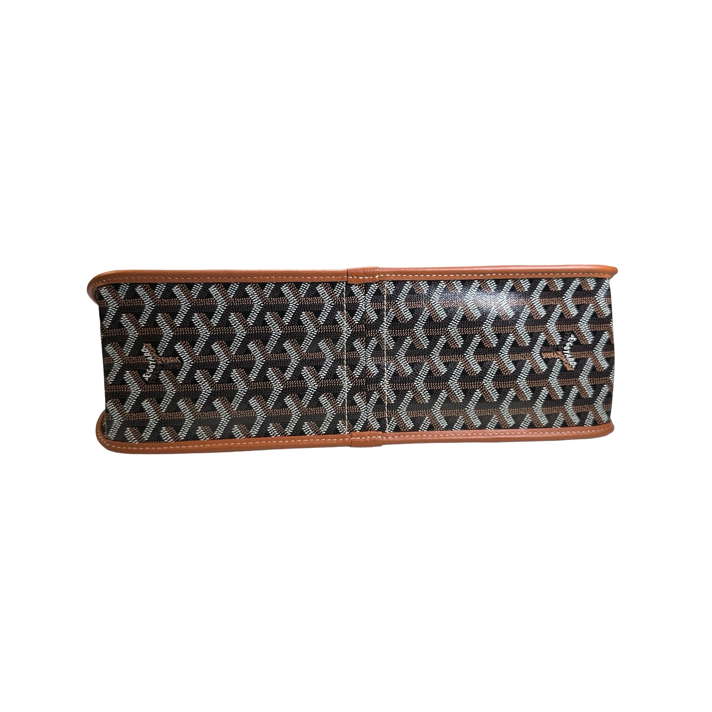 Used GOYARD Goyardine Sac de Voyage Tote Bag Black Brown