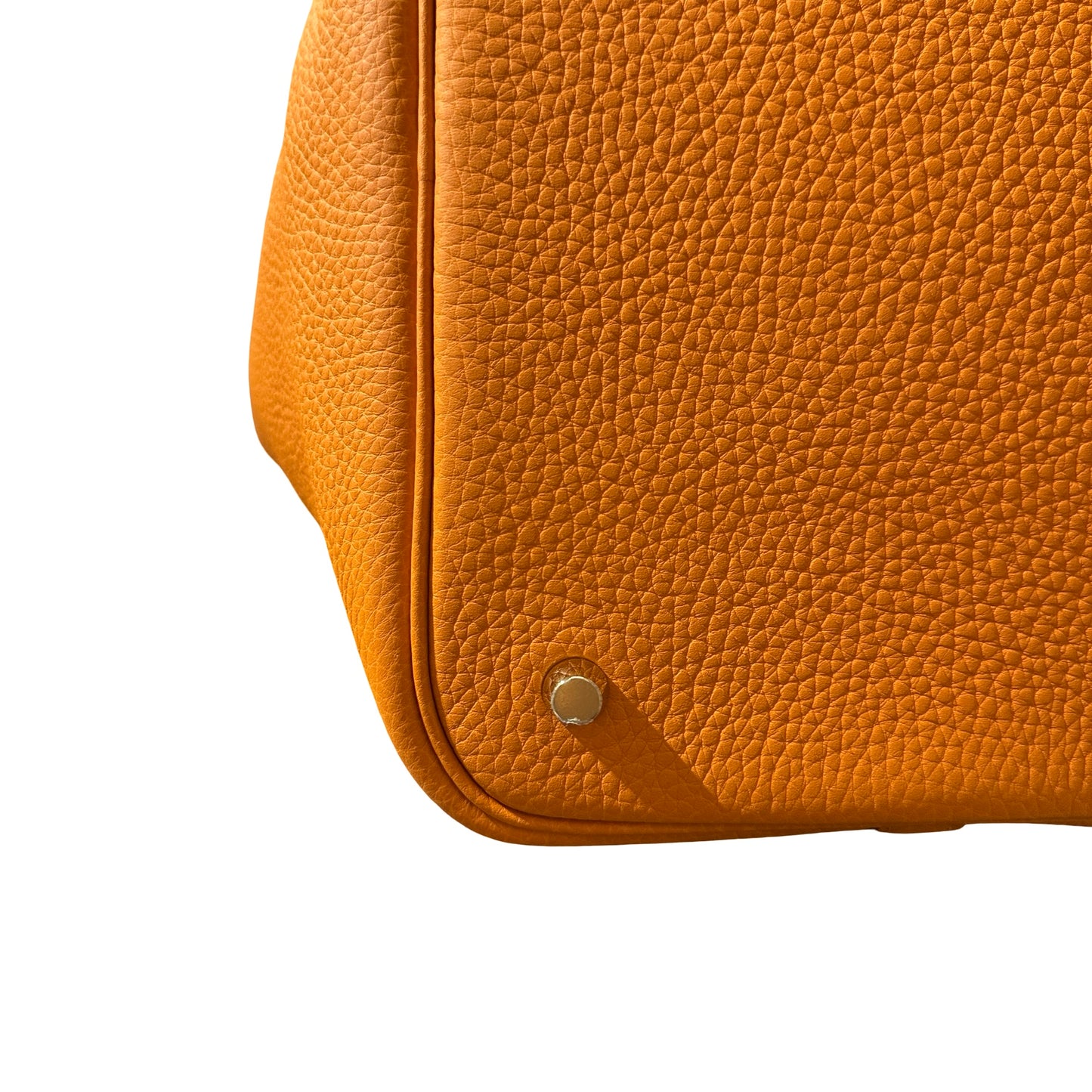 New HERMÈS Picotin 22 Bucket Bag Orange (93) GHW