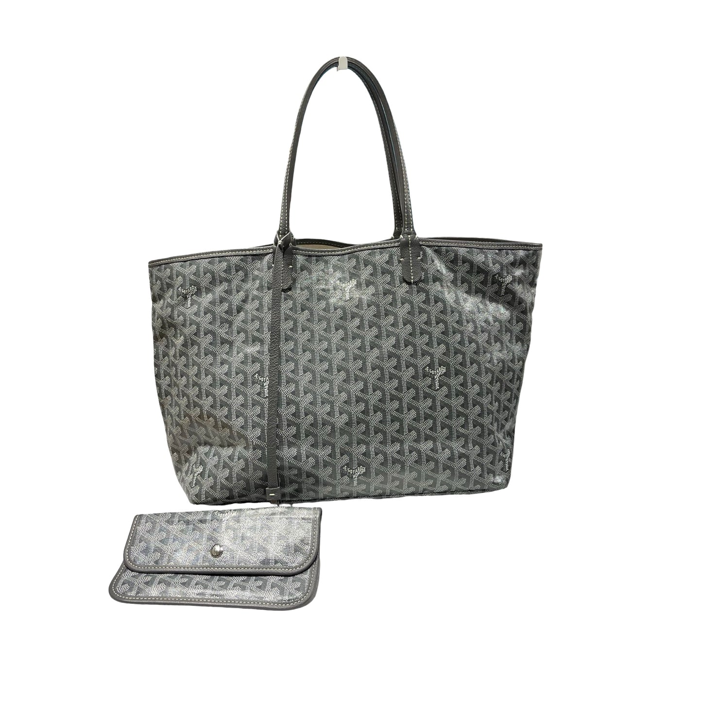 Used Goyard Canvas Tote PM Tote Bag Gray