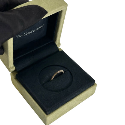 Used VAN CLEEF & ARPELS Pink Gold Perlée pearls of gold ring Ring Rose Gold