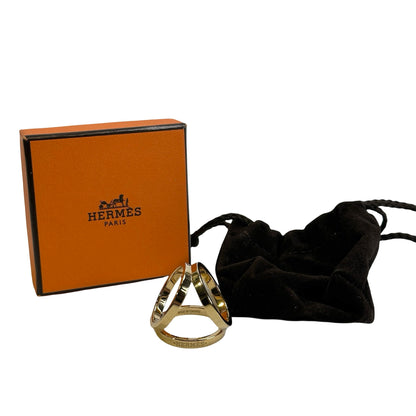 Used HERMES Scarf Ring Scarf ring Gold