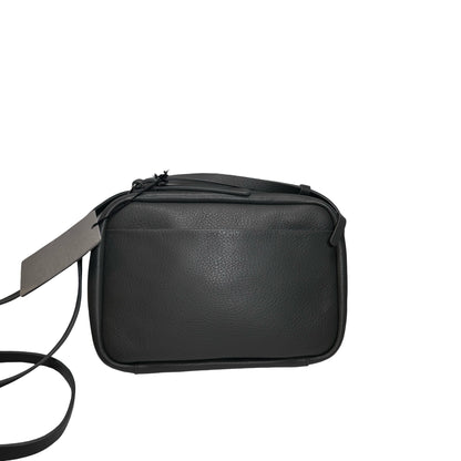 Used BALENCIAGA Calfskin Leather Crossbody Cross Body Bag Black PHW