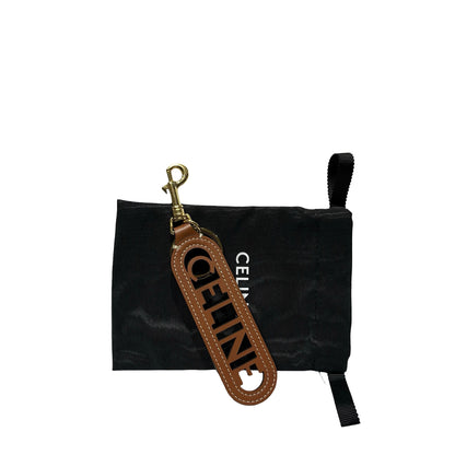 Unused Celine Key Charm Accessories Brown GHW