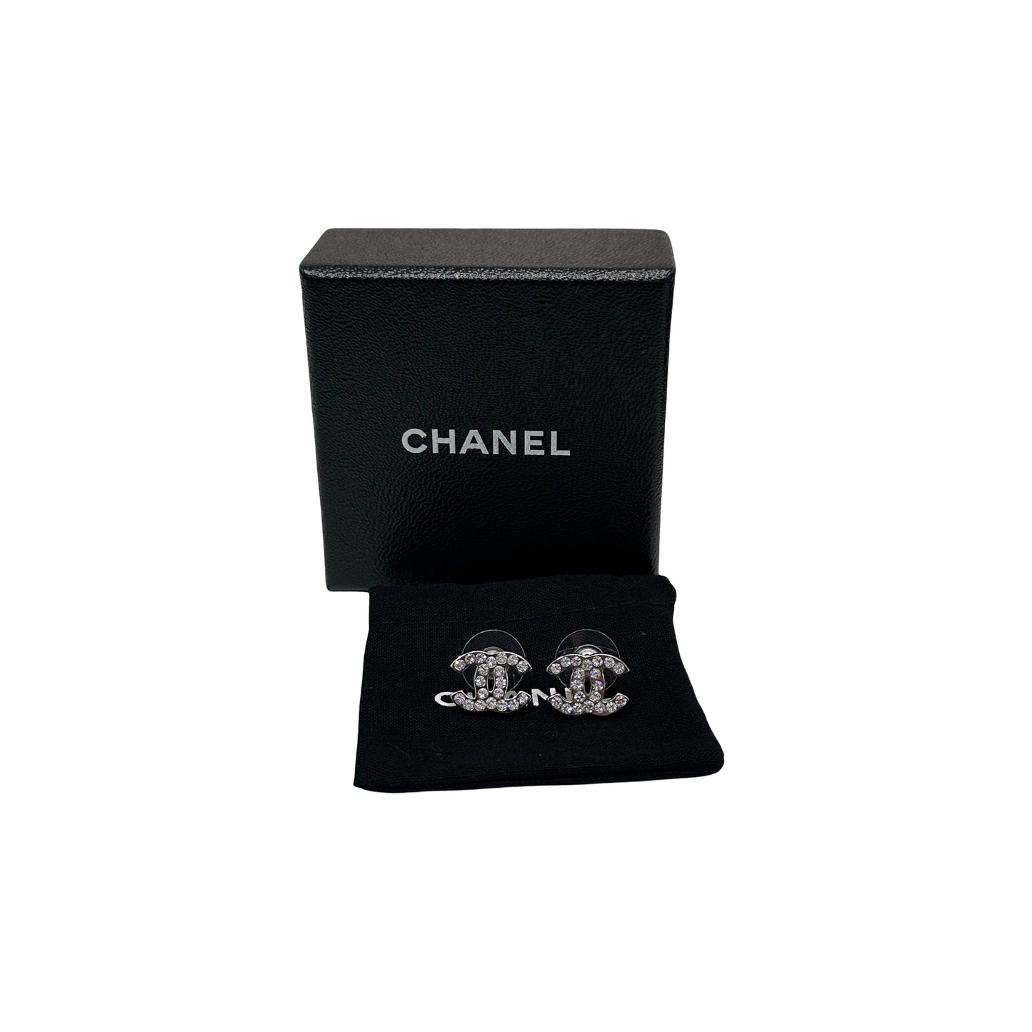 Used CHANEL Earrings PHW