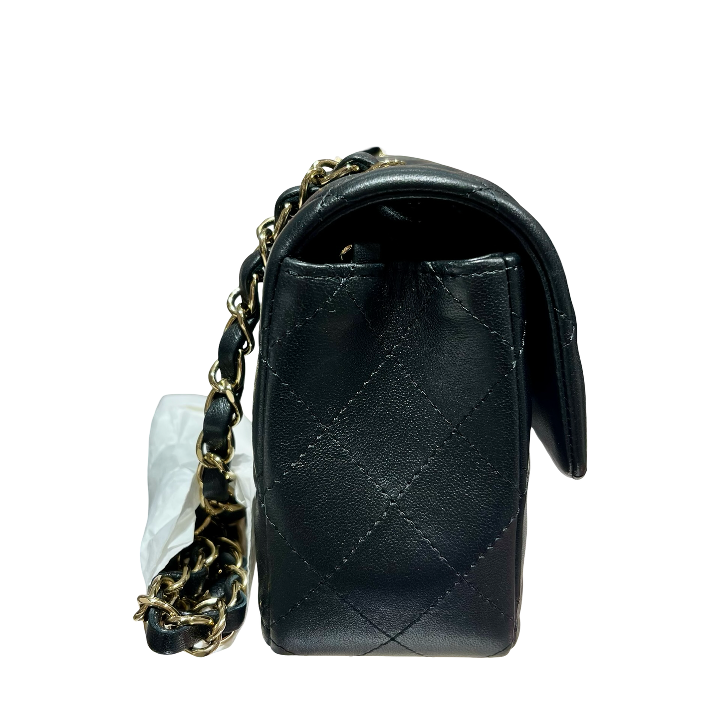 CHANEL CF 20 BLACK LAMBSKIN GHW [3000611]