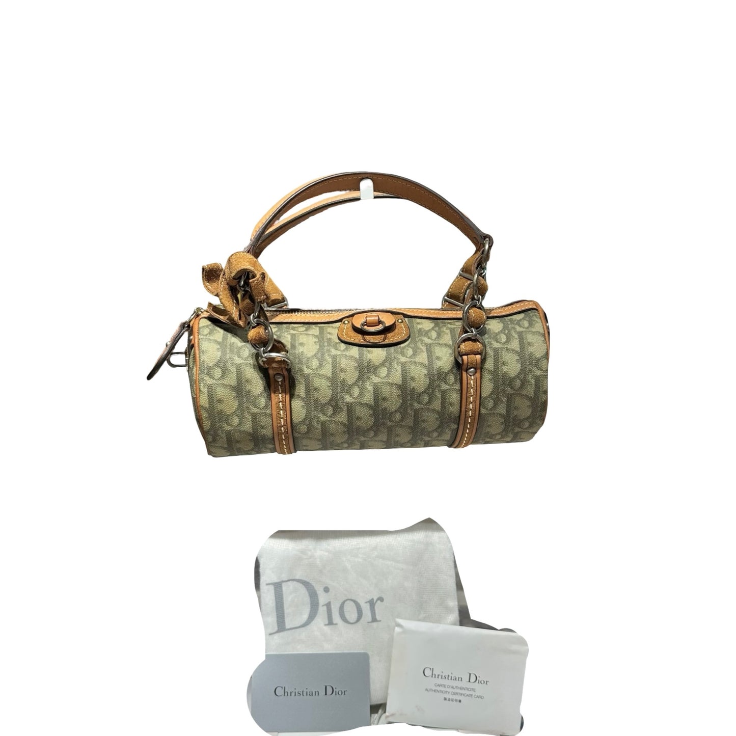 DIOR VINTAGE BOSTON SHOULDRER BAG OBLIQUE [3001079]