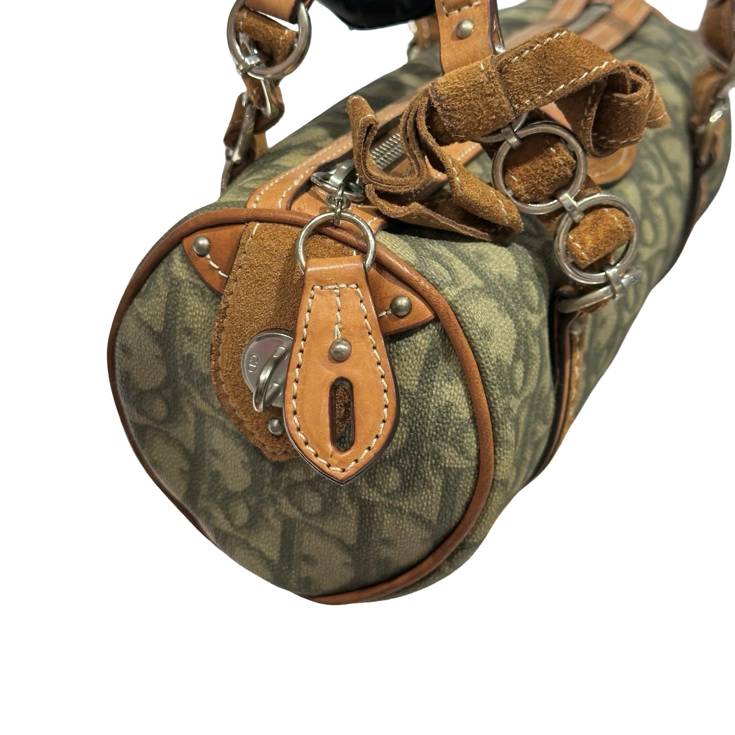 DIOR VINTAGE BOSTON SHOULDRER BAG OBLIQUE [3001079]