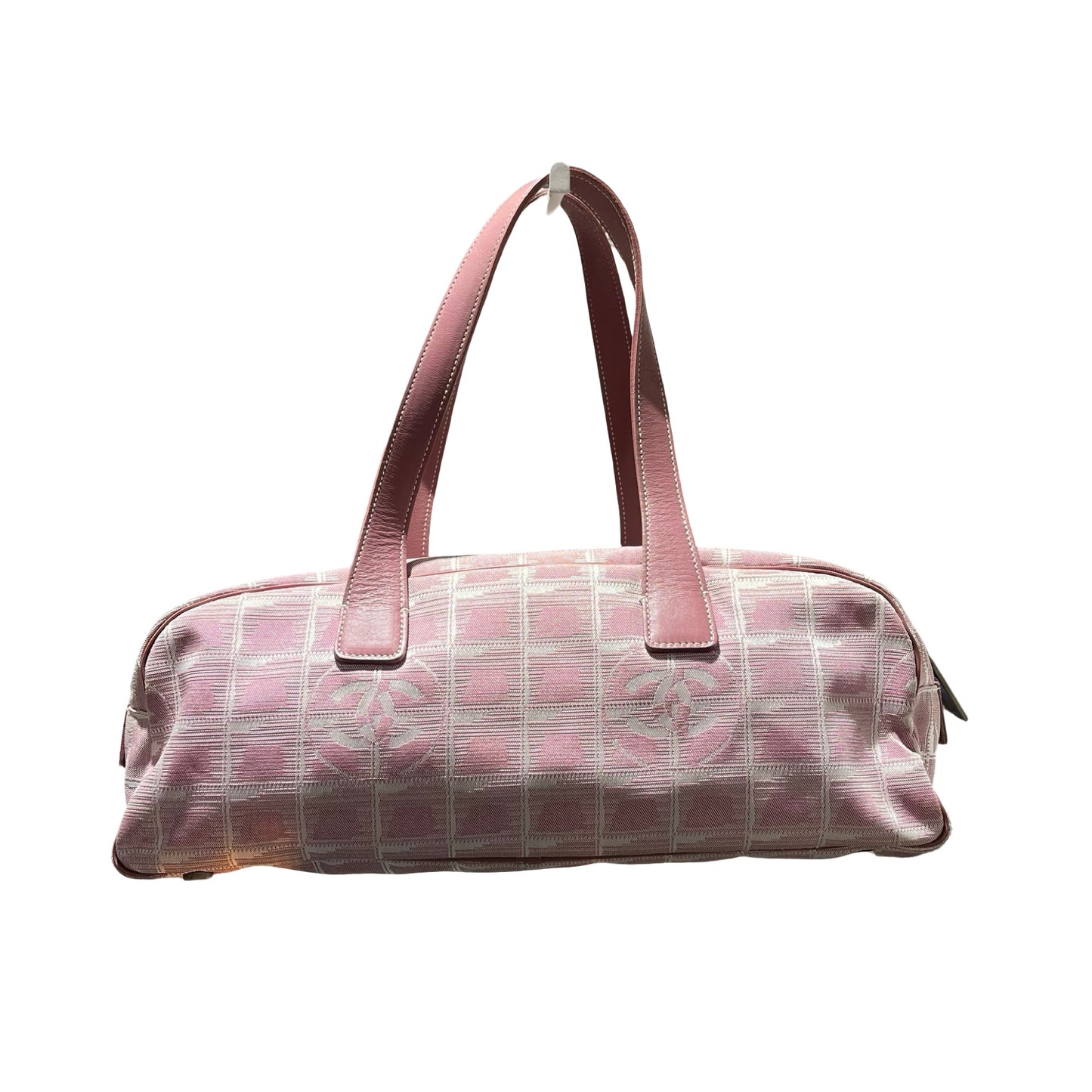 Used Chanel Nylon Handbag Pink