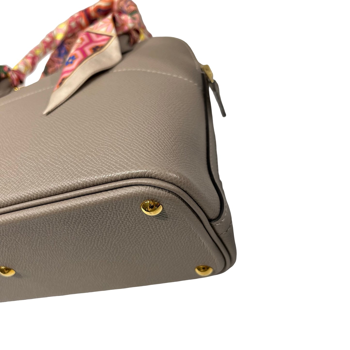 Used Hermès BOLIDE 27 Tote Bag Etoupe (18) GHW