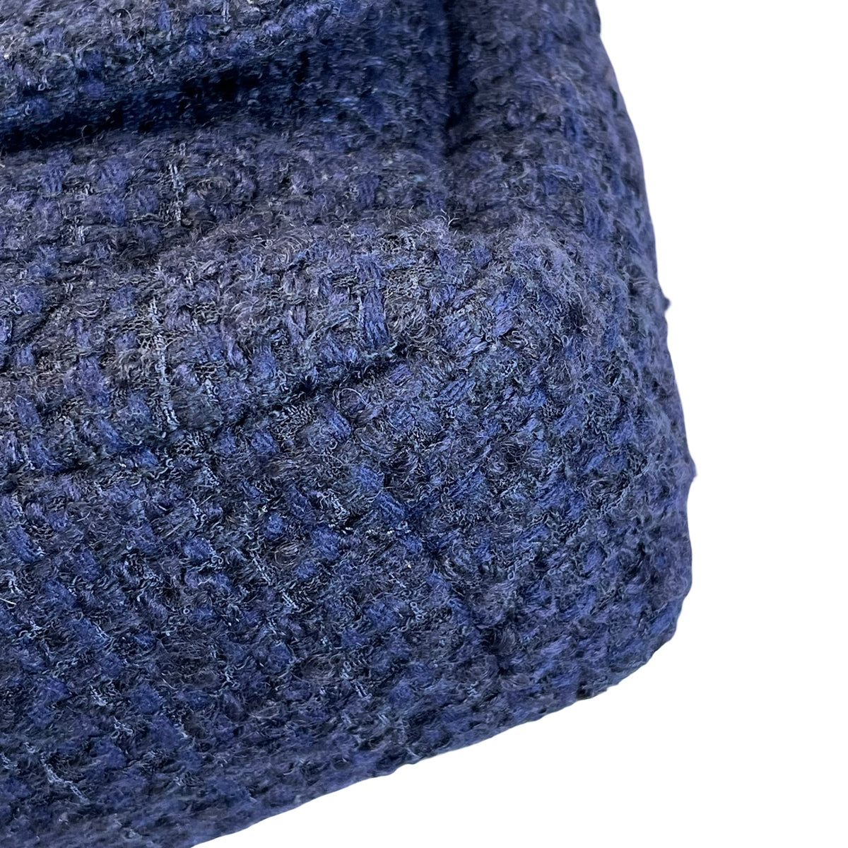 Used CHANEL Tweed Chanel 19 Small Shoulder Bag Navy