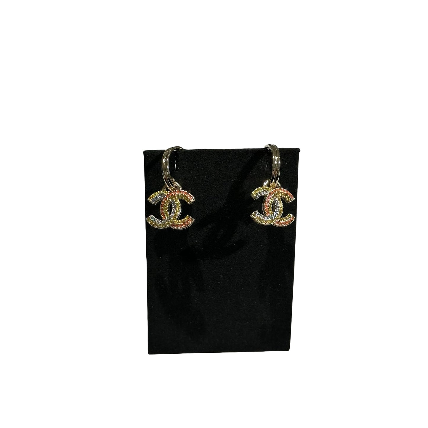 Used Chanel Earrings Multicolor