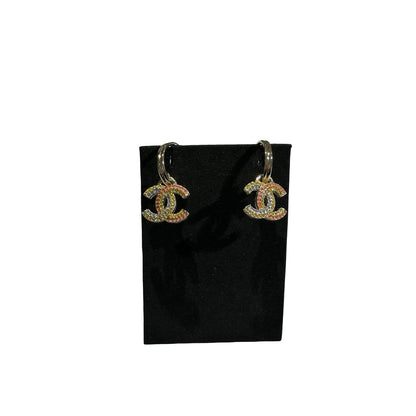 Used Chanel Earrings Multicolor
