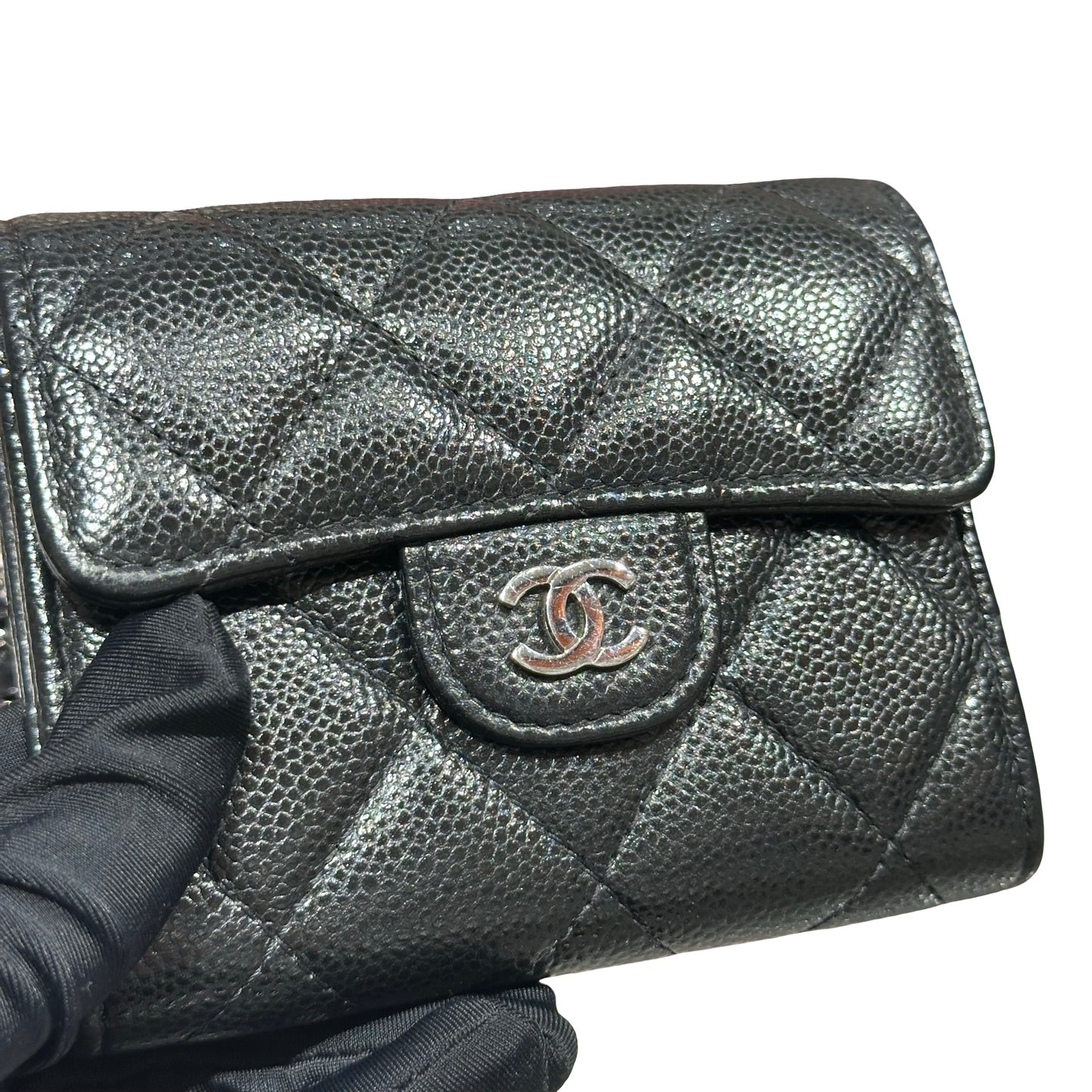 CHANEL SMALL WOC BLACK CAVIAR PHW [3000598]