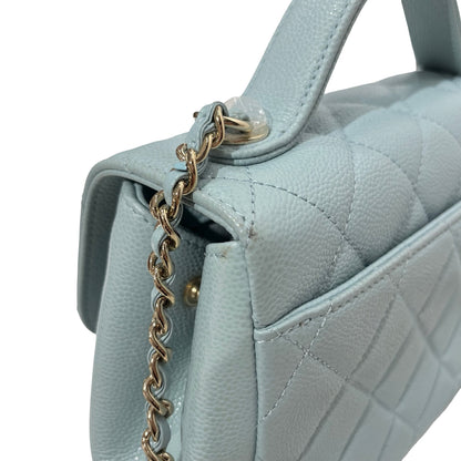 CHANEL AFFINITY BLUE GHW CAVIAR CHAIN SHOULDER BAG [3001753]