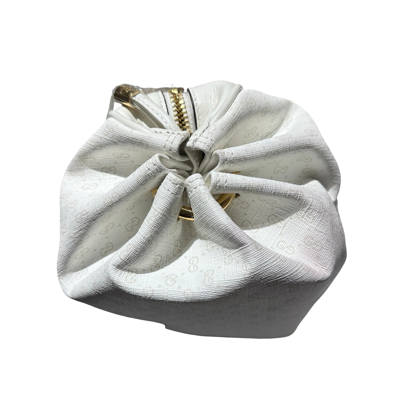 Used GUCCI Cross Body Bag White GHW