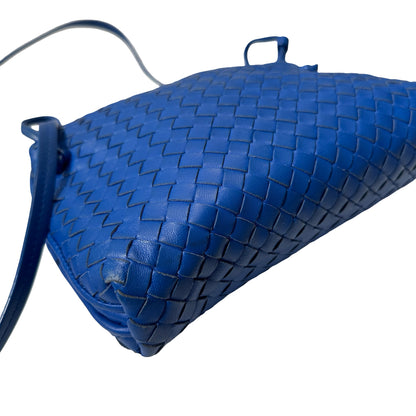 Used Bottega Veneta Shoulder Bag Blue PHW