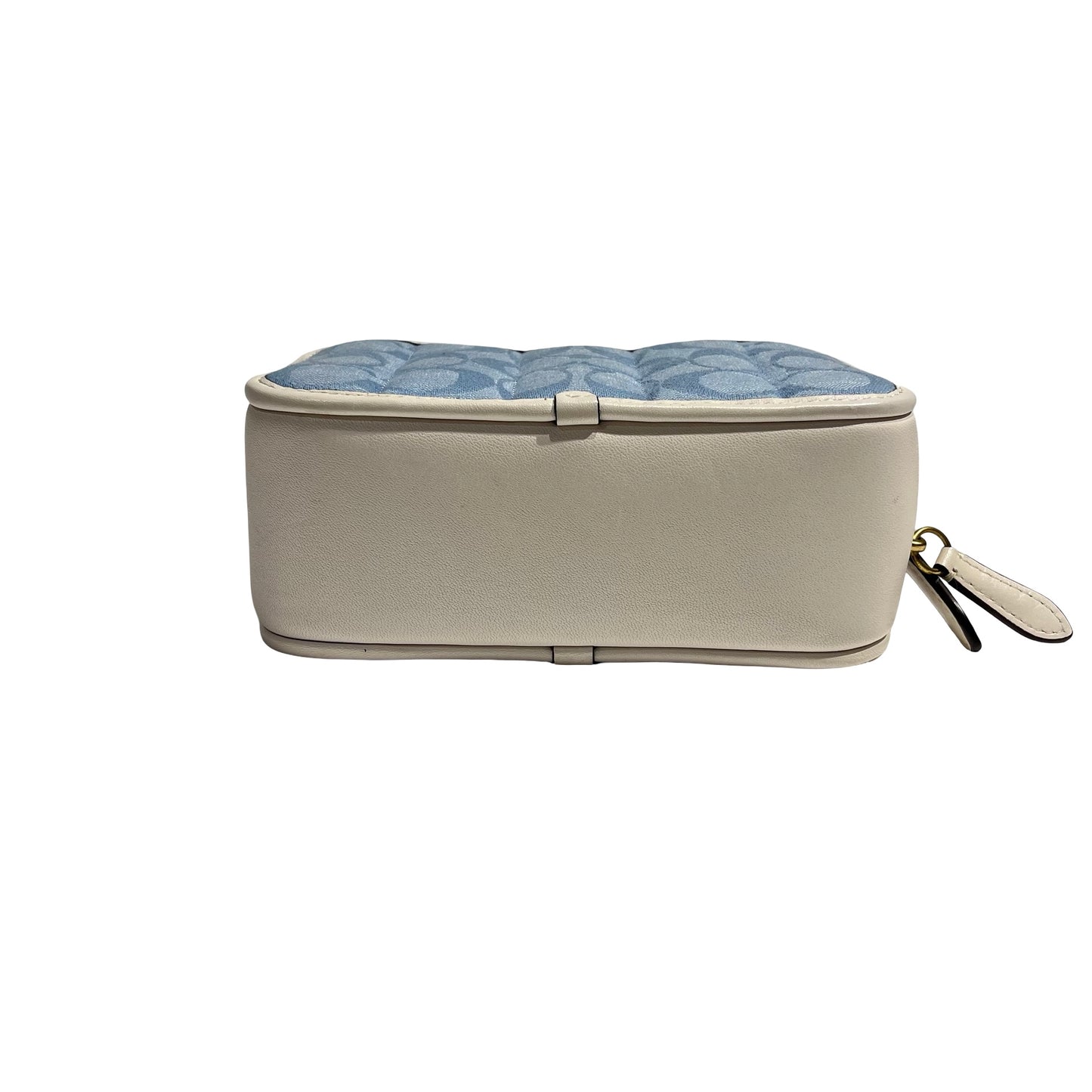 COACH BLUE CANVAS SHOULDER BAG [3000666]