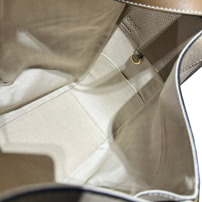 Used LOEWE Hammock Small Two Way Shoulder Bag Beige
