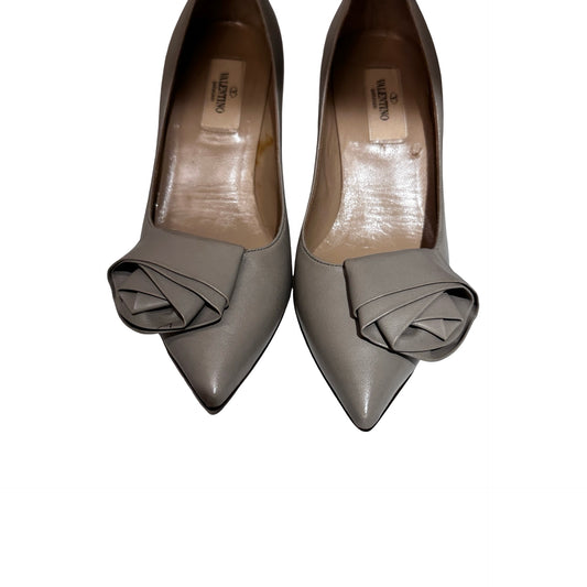 Used VALENTINO Heels Shoes Grey