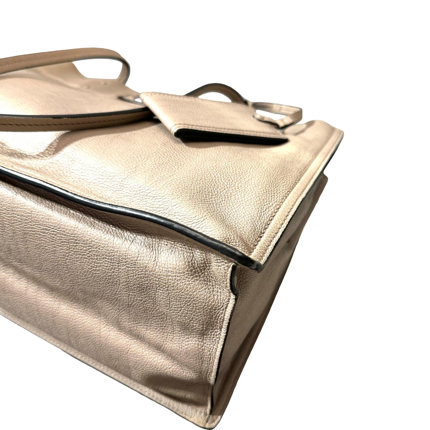 Used PRADA Shoulder Shoulder Bag Brown PHW