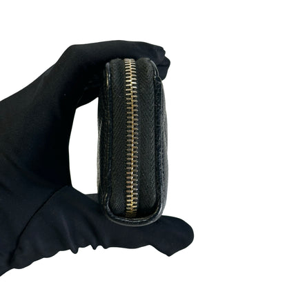 Used CHANEL Caviar Quilted Classic Zipped Coin Purse Coin Purse Black Gold hardware