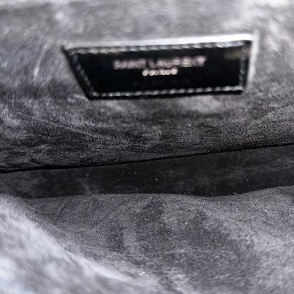 Used SAINT LAURENT Calfskin Leather Charlotte Messenger Two Way Shoulder Bag