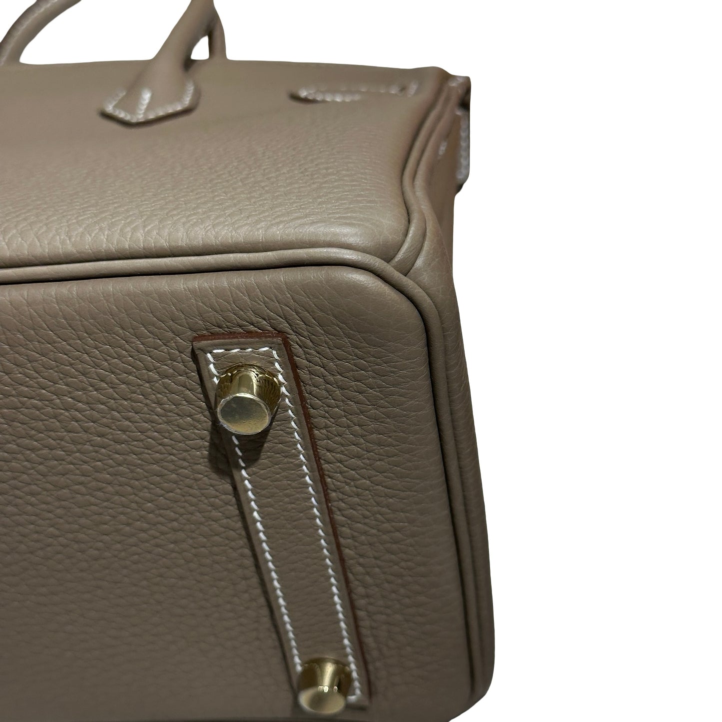 Brand New HERMES Togo Birkin Handbag Etoupe