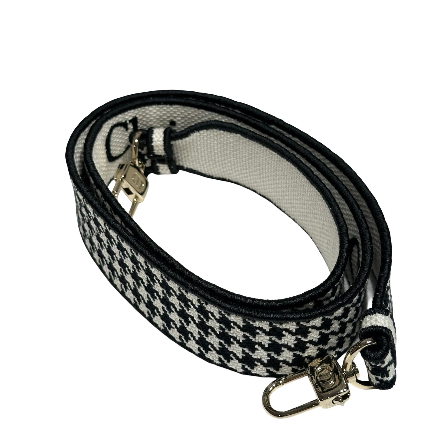 DIOR D-JOY MEDIUM CANVAS HOUNDSTOOTH GHW [3000160]