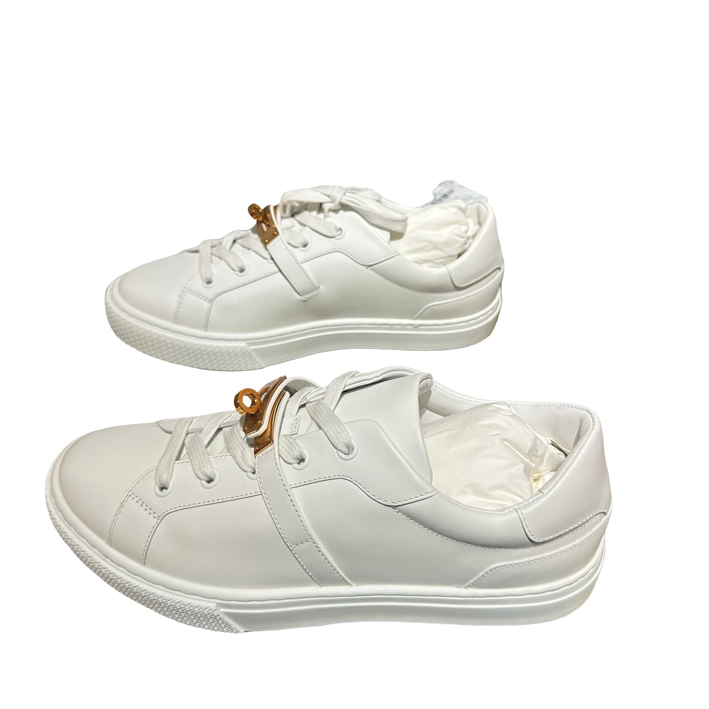 New Hermès KELLY SNEAKER Sneakers White GHW