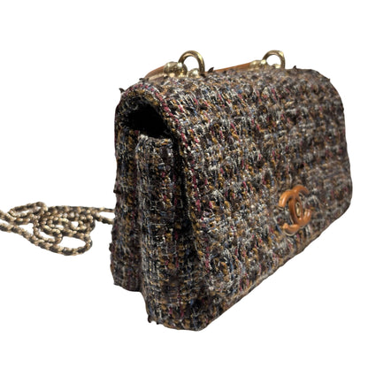 CHANEL KNOCK ON WOOD TOP HANDLE FLAP BAG [3000366]