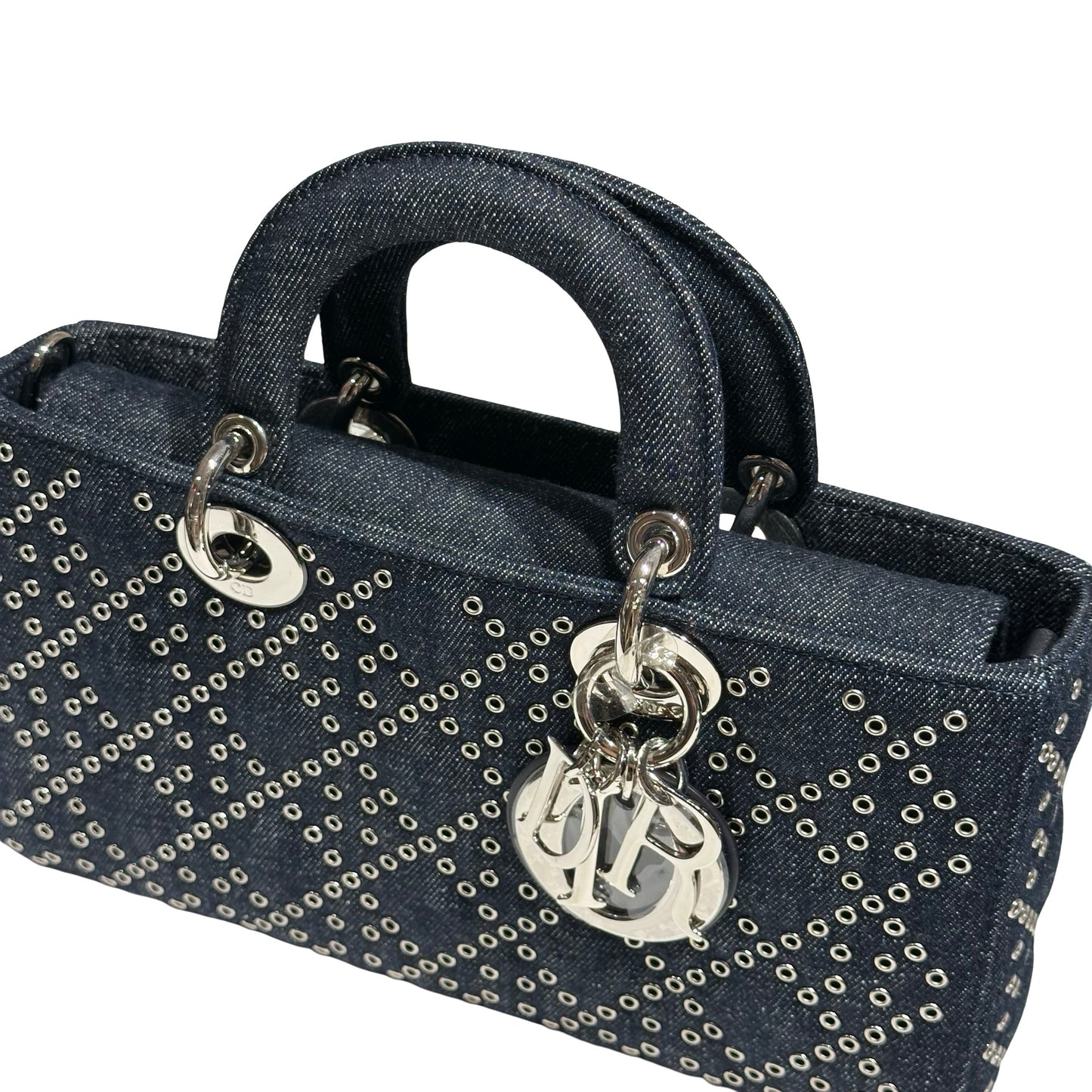 DIOR D-JOY MEDIUM 26 DENIM PHW [3000159]