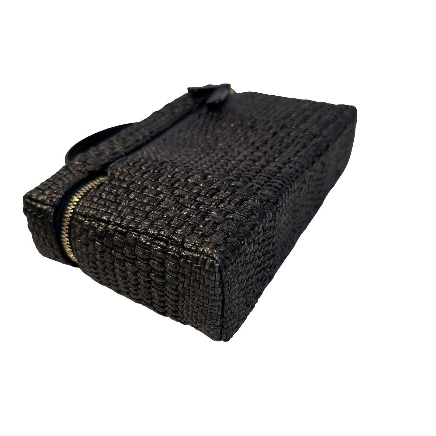 Used CHANEL Tweed Tweed Classic vanity case Vanity case Black Silver