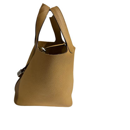 HERMES PICOTIN 18 BISCUIT TC PHW [3000667]