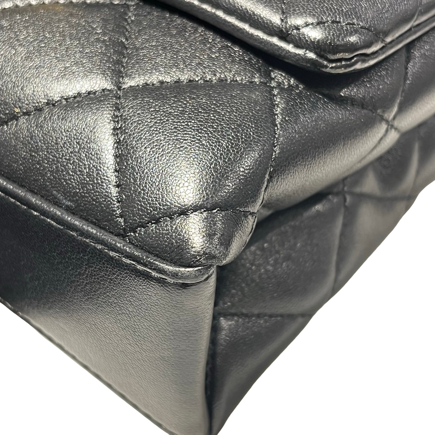 Used CHANEL Shoulder Bag Black GHW