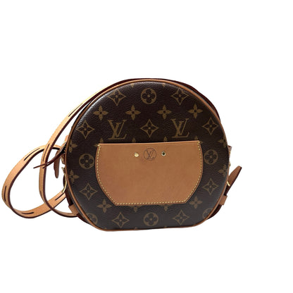 Used Louis Vuitton Monogram Eclipse Coated Canvas Shoulder Bag Brown GHW