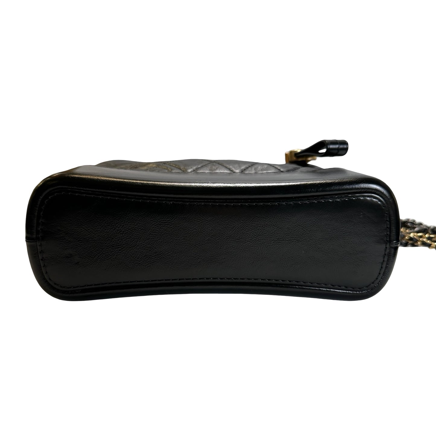 Used CHANEL Quilted Calfskin Gabrielle Hobo Shoulder Bag Black
