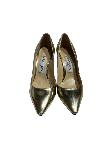 Used JIMMY CHOO High Heels Shoes Gold
