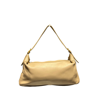 Used CÉLINE Romy Shoulder Bag Grey GHW