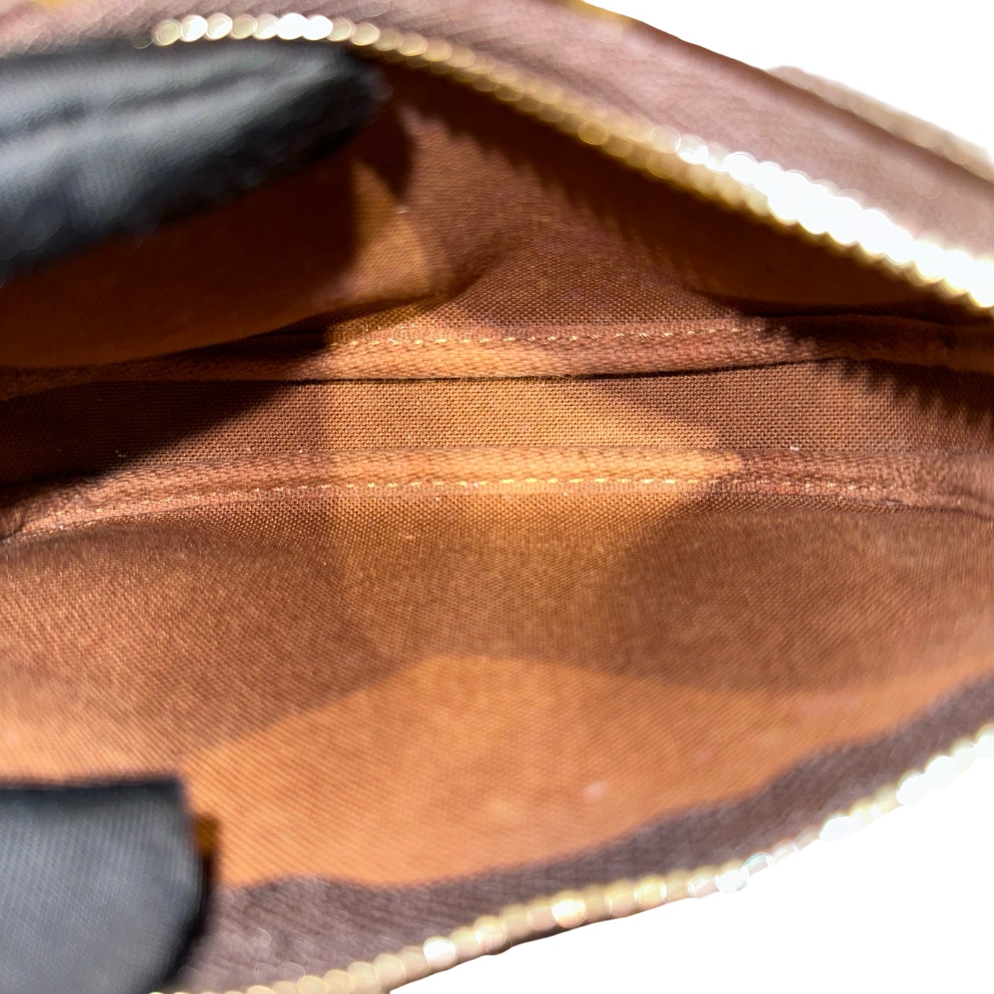 Used LOUIS VUITTON Mini Pochette Brown GHW